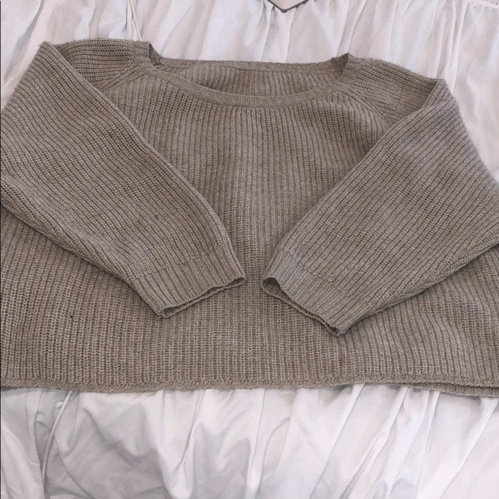 Tan sweater